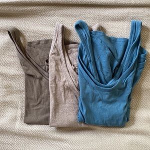 Everlane The Air Cami bundle - 3 tops